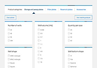 product selection tool