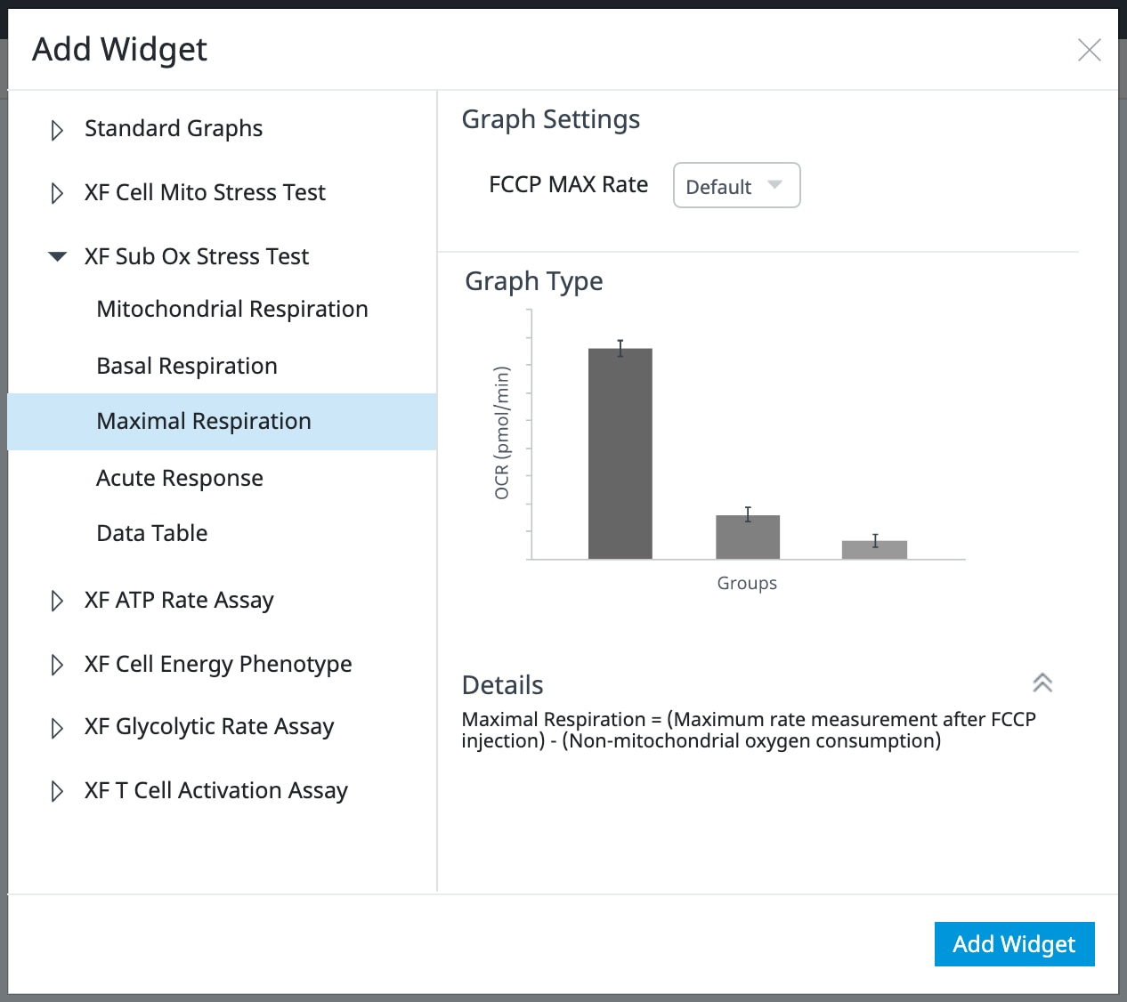 Add widget SubOx