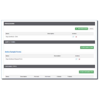 Sample Processing Management